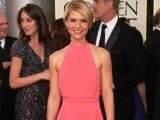 Claire Danes looked disappointing in a custom Calvin Klein